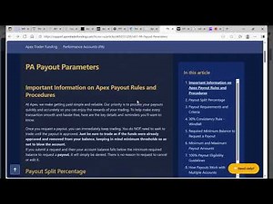 Apex Trader Funding Rules EXPLAINED (Watch This Before You Trade)