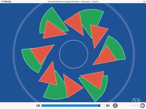 Use a Benchmark to Compare Fractions and Practice:Use Strategies to Compare Fractions-Level D