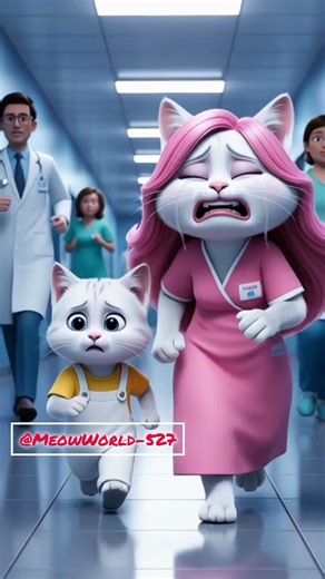 “Emotional Cat Family Story 💔✨Hard Work to Save Father 3D Animation”#catstory #CatAnimation #shorts