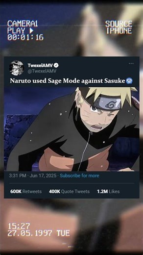 Naruto used Sage Mode against Sasuke 🤯 #shorts #naruto
