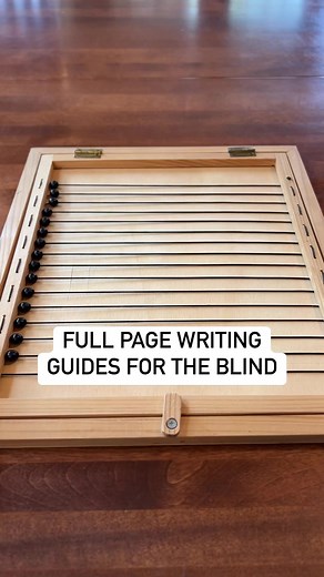 Various Types of Writing Guides for the Blind & Visually Impaired. #blind #writing #guides #tools #awareness | Blind on the Move