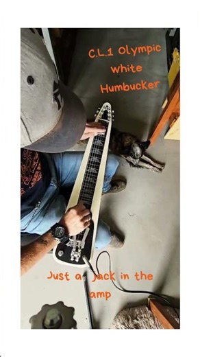 A Lap Steel, a jack, an Amp...... #humbuckers
