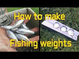 How to make fishing weights at home