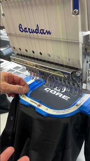 Embroidery | Barudan | Quick Tip: Auto trim after a thread break