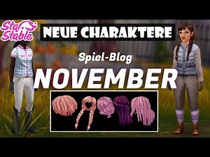 Wann kommen die neuen Charaktere? Gameblog November | Star Stable Online [SSO]