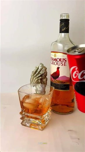 Coke & Famous Grouse Whiskey ASMR