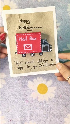 🌸easy card for birthday🎈#youtubeshorts #birthday #cards #shorts #cardmaking #viral #craft #diy #art