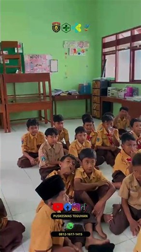 Generasi Sehat! Edukasi Jajanan Sehat & PHBS Puskesmas Teguhan di SDN Teguhan 1