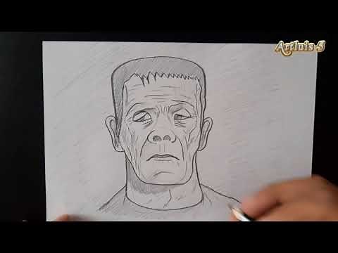 Cómo dibujar a Frankenstein | How to draw Frankenstein