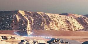 These stunning plans for the first sustainable city on Mars would see building start in 2054