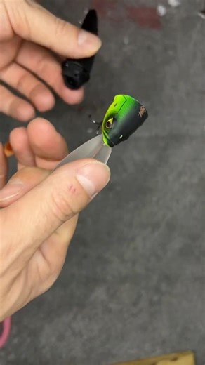 🎣 Homemade Whopper Plopper build! #fishing #handmadelure #diyfishing