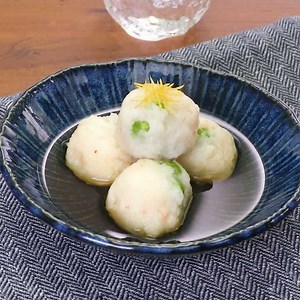 彩りきれい♪ グリーンピース入り海老しんじょうのレシピ動画・作り方 | デリッシュキッチン