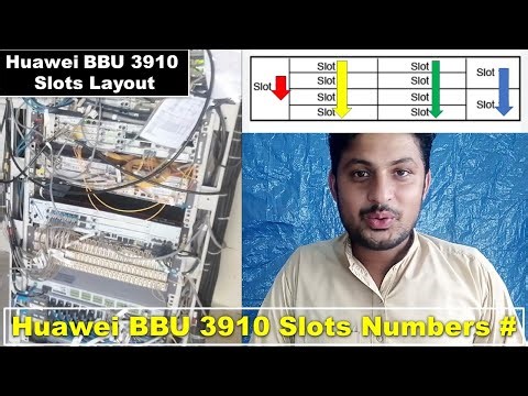 Huawei BBU 3910 Slots Numbering | Huawei BBU Slots Setup | Huawei BBU3910 Slots Layout