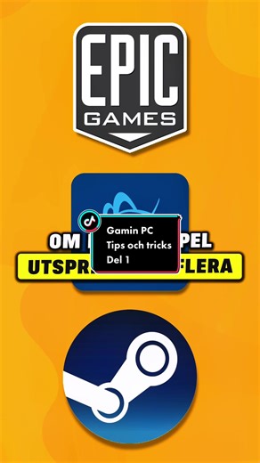 Användbara tips om du har en Gaming PC Del 1 Om du har spel utspridda på flera launchers så kan du installera någonting som kallas för GOG Galaxy som automatiskt samlar alla dina spel och vänner i en gemensam launcher. Du kan såklart också använda geforce experience eller steam. #FYP #ForYou #pctips #pcmr #tech #gaming #pcgamer