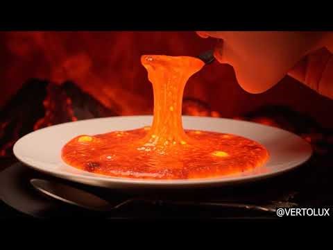 Molten Lava Dining Experience | Surreal Culinary Art That Defies Reality 🔥🌋