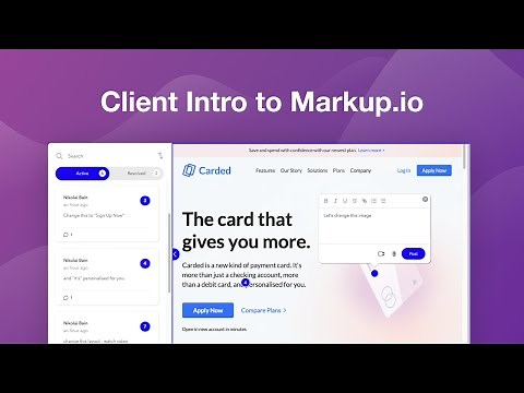 Client Introduction to Using Markup.io for Website Feedback