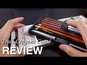 How to draw with Conté crayons
