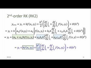 CBE 330 09 03 - Runge-Kutta methods