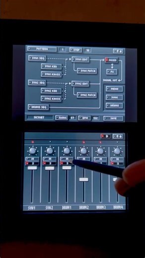 Utilizing SWING on Korg DS-10 Synthesizer