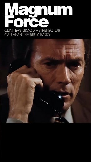 Magnum Force 1971 Clint Eastwood The Dirty Harry #shorts