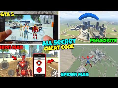 Gta 5+ Iron Man+ Toy Car All Secret Cheat Code 😁Indian Bikes Driving 3d New Update #shorts