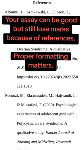 @writer_leonie on Instagram: "Every in-text citation must appear in the reference list, and formatting must follow the required style (APA/MLA/Harvard/Chicago). Need help? Message me."