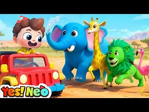 Wild Animals in My House | Learn Wild Animals for Kids | Nursery Rhyme & Kids Song | Yes! Neo