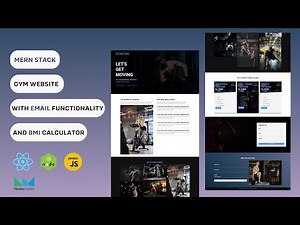 MERN Stack Project | Build a Full Stack GYM Application with React, Node, MongoDB, Express