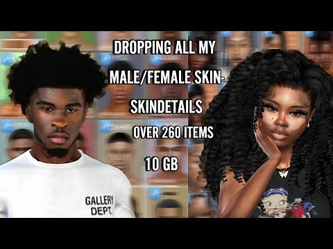 DROPPING ALL MALE / FEMALE SKINS - SKINDETAILS UPDATED