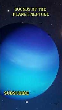 Sounds of the planet Neptune 🪐