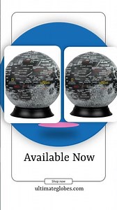 Illuminated Moon Globe