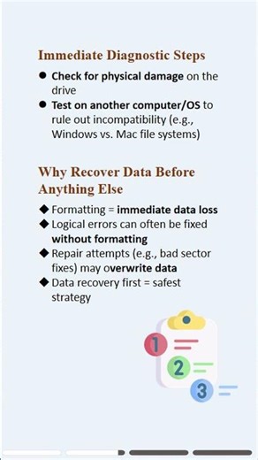 Facing a “Format Disk” message on your external hard drive? #externalharddrive #format