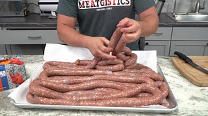 3 comments | Meat Hack Monday: Linking your sausage before putting them into the smoker. When doing larger batches of sausage it will help you out a lot if you link your sausage before putting them into the smoker. For a more detailed version of linking sausage head over to: Meatgistics University on Youtube and check out all the great videos there. https://www.youtube.com/watch?v=CyDaacRLBTY #waltonsinc #meatgistics | Walton's Inc | Facebook