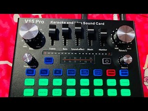 UNBOXING V15 PRO + Condenser microphone || How to set up and use