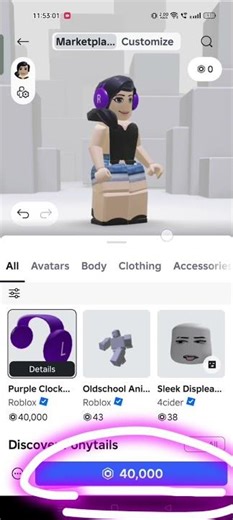 Roblox limited items be like 🫩✌🏻 40,000??