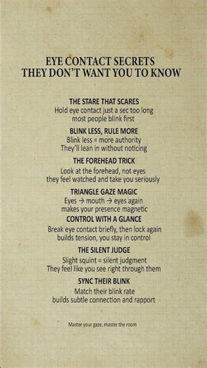 EYE POWER HACKS 👁‍🗨