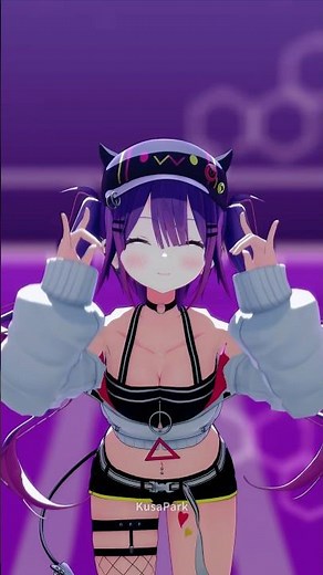 BAKU LOVE CHEMISTRY【Tokoyami Towa】【hololive MMD】#hololive #mmd #shorts #常闇トワ #博衣こより