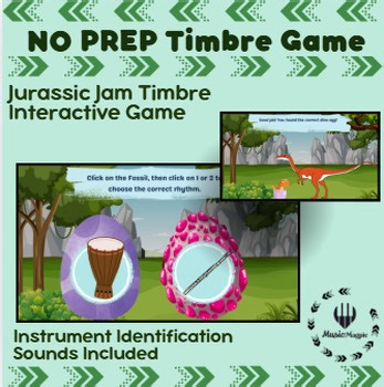 Instrument Family: Timbre Interactive Elementary Music Game "Jurassic Jam"