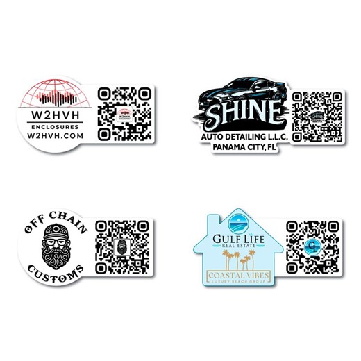 Custom Logo & QR Code Stickers | Business Branding Stickers | Packaging Labels | Scan Me Marketing - Etsy