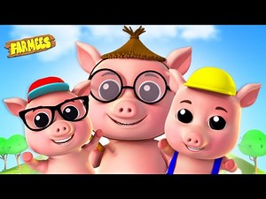 Three Little Pigs - Story for Kids | Nursery Rhymes & Songs for Kids - Videos For Kids