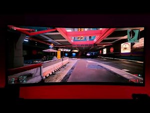 Alienware AW3423DW Cyberpunk 2077 Gameplay