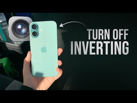 How to Turn Invert Off on iPhone Camera (tutorial)