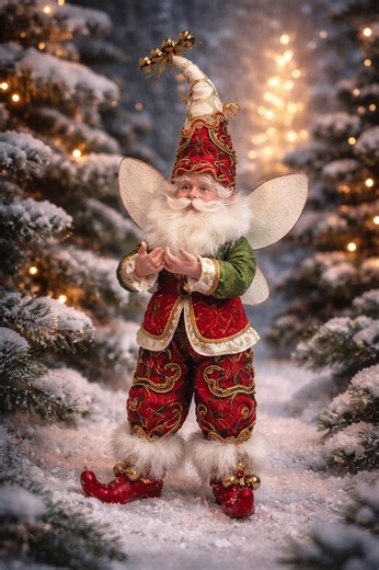 Mark Roberts Christmas Elf Figurine: 21" Red Green Holiday Fairy Collectible Display - Etsy