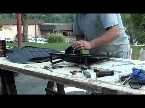 MGB Restoration, Process of reupholstering a set of MGB Seats, Clip 12 Part 2