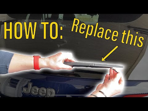 HOW TO: Rear Wiper Blade Replacement - Jeep Grand Cherokee 2014