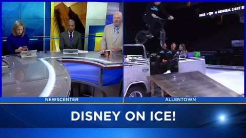WATCH: Riders perform BMX bike jump at PPL Center, as venue hosts Disney on Ice this weekend