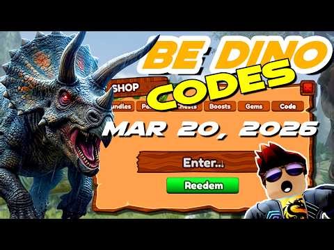 🦖 *NEW* Be Dino Update Codes You Can Use Right Now (Mar 20, 2026)