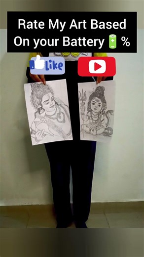 Cute Lord Shiva❤️✍️ Maha Shivratri Special Mahadev Drawing #short #youtubeshorts #lordshiva #drawing