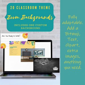 Zoom Backgrounds-Classroom Bundle