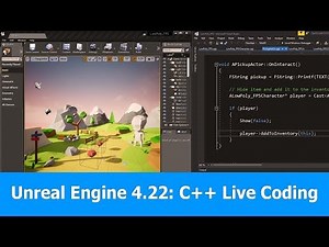 Unreal Engine 4.22 New Features : C++ Live Coding